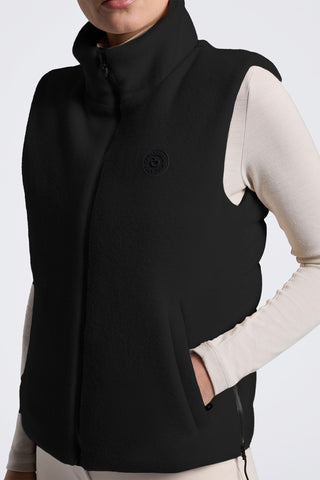 Fleecevest Zwart