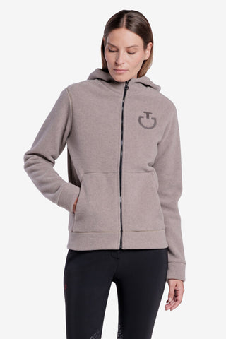 Fleecejacke Zip Hood Cipria