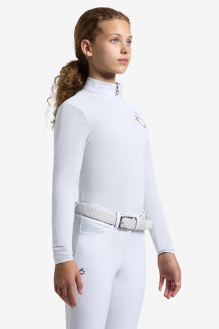 Tävlingspiké Blomma Junior Vit