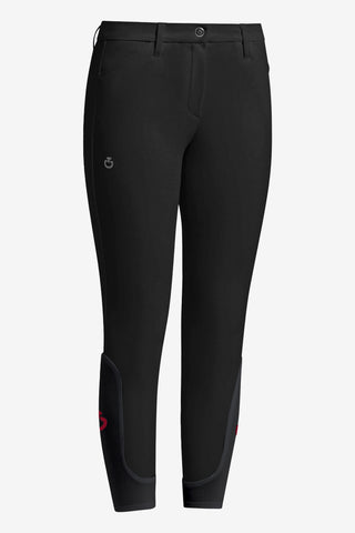 Ridbyxor Full Grip Junior Svart