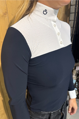 Perforated Competition Shirt Long Sleeve Junior