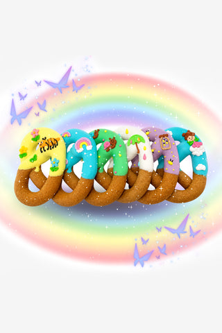 Hästgodis Pretzels Rainbow 6-pack