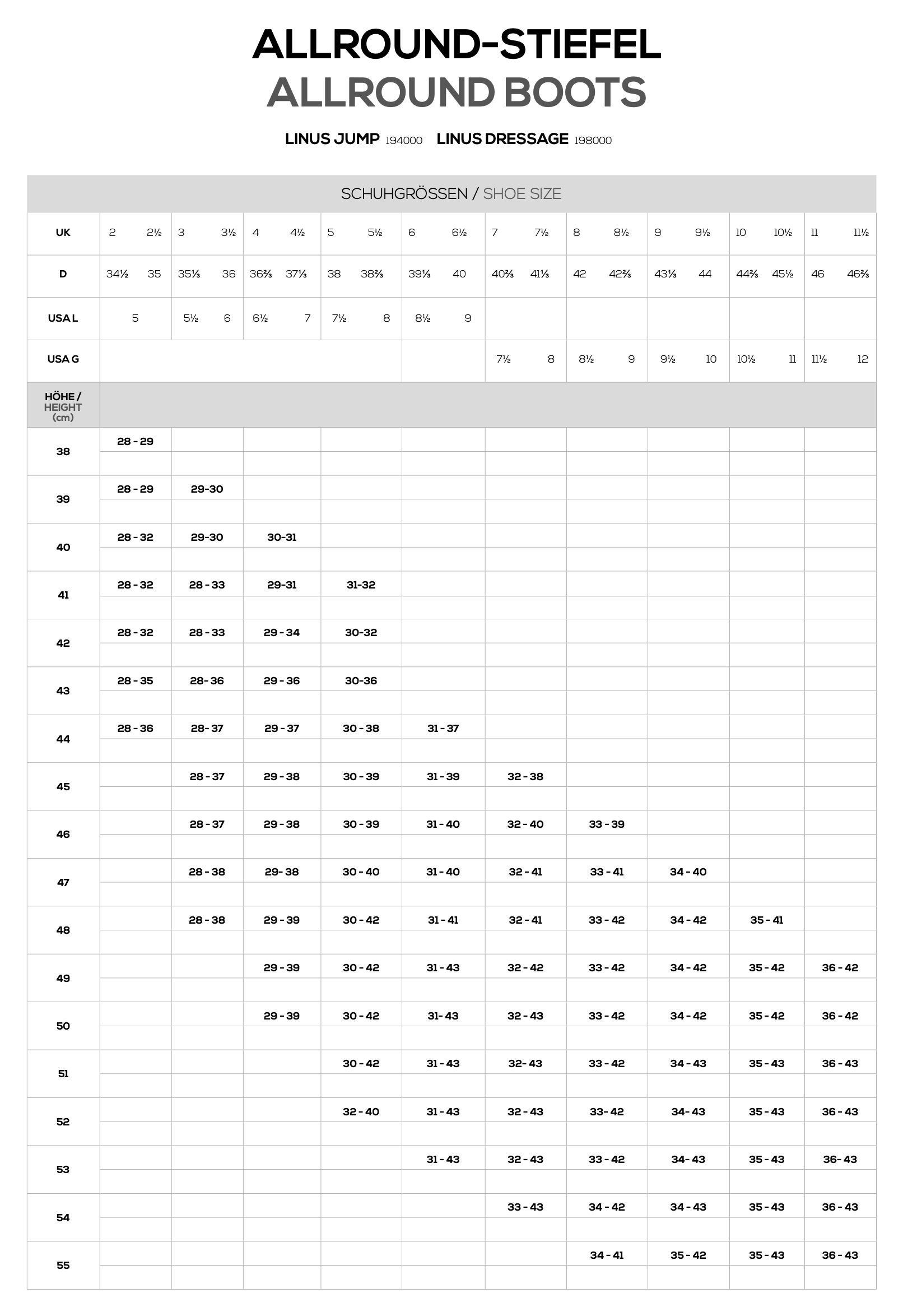 Size Guide