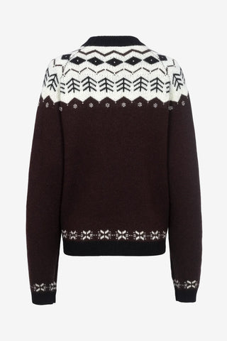 Pull Tricoté Cavaldena Café Noir