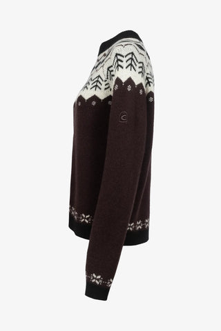 Pull Tricoté Cavaldena Café Noir