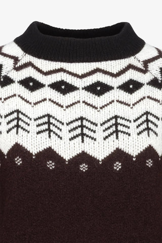 Pull Tricoté Cavaldena Café Noir