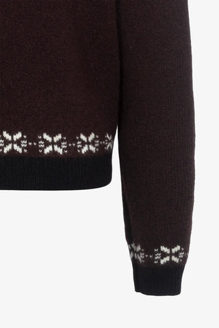 Pull Tricoté Cavaldena Café Noir