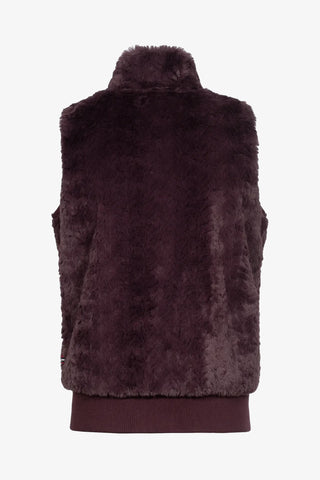 Cavaldiya Fleeceweste Dusty Plum