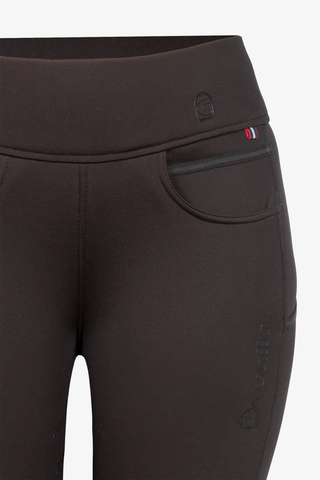 Winter Riding Leggings Cavalliz Grip RL Café Noir