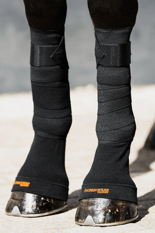 Zirkulation Bandagen Pony 9x185 cm Schwarz