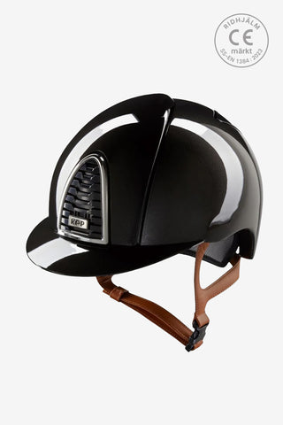 Cromo 2.0 Ridhjälm Shine Svart Beiga Band
