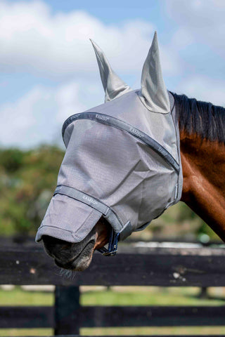Rambo Flugmask Plus Titanium Grey Silver