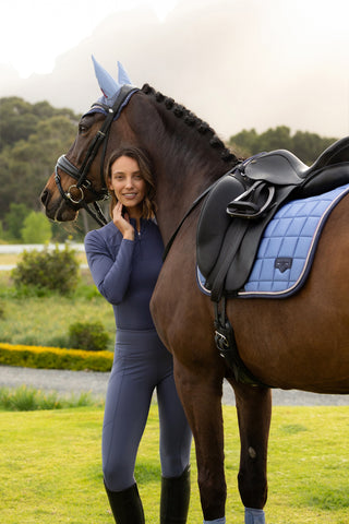Dressage Saddle Pad Loire Classic Powder Blue