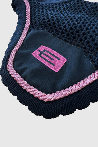 Oornet Kim E-logo Zwart E75 P111 Glitter Roze/Glitter Zwart