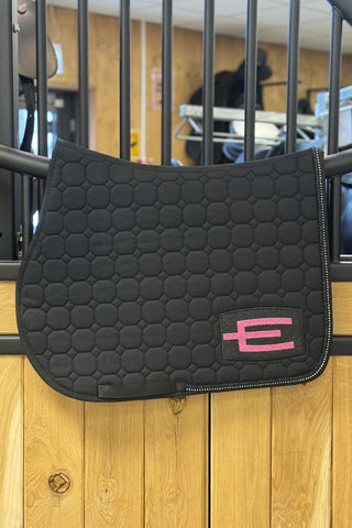 Hoppschabrak Octagon E-logga Svart/Svart/Rosa