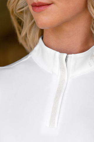 Tävlingsskjorta Basic Junior Vit