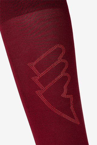 Riding Socks EQGlosy Alpine Plum