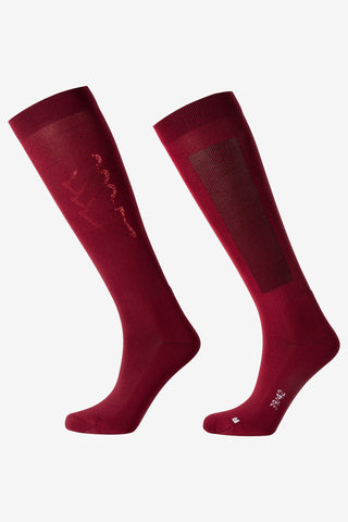 Riding Socks EQGlosy Alpine Plum