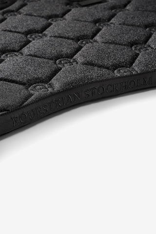 Dressage Saddle Pad All Black Glimmer