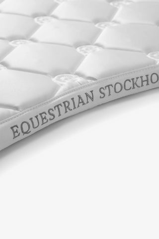 Dressage Saddle Pad Crystal Shine White