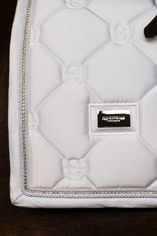 Dressage Saddle Pad Crystal Shine White