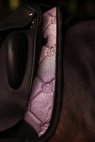 Dressage Saddle Pad Pink Glimmer