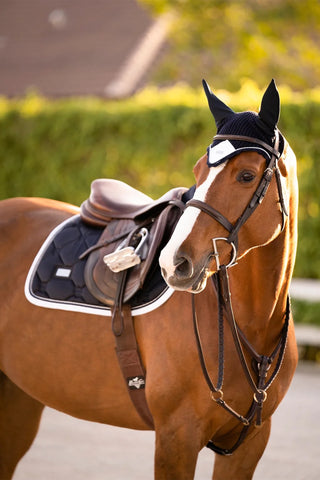 Springschabracke Pony Midnight White Edge
