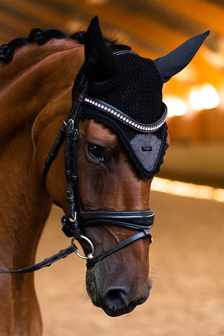 ES Ear Bonnet All Black Glimmer