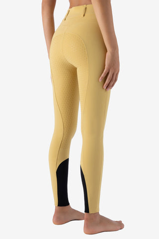 Breeches Eqcrystalef Full Grip High Khaki Stone