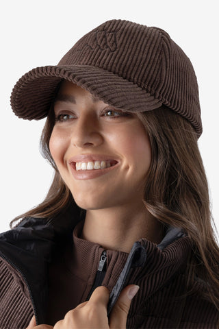 Casquette Eqfalt Velvet Cocoa Powder