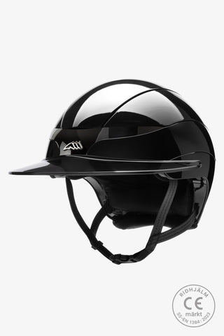 Ridhjälm Xanto Glossy Logo Svart