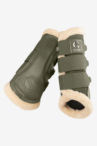 Fauxfur Damasker Dusty Olive