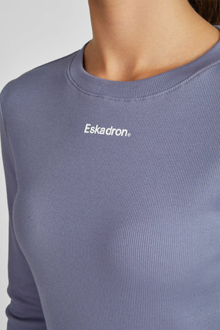 Pullover RIB Classic Sports-26 Lila
