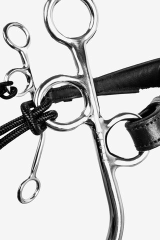 Hunter Hackamore Branche Courte Argent