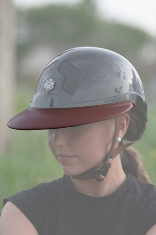 Flex-On Polo Visor Angel Leather Brown