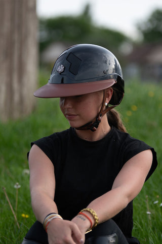 Flex-On Polo Visor Angel Leather Brown