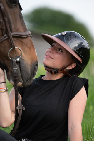Flex-On Polo Visor Angel Leather Brown