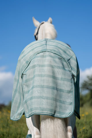 Fliegendecke Newmarket Pony mit Hals Witney Navy