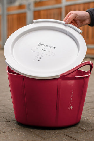 Futtereimer 17L Kirschrot