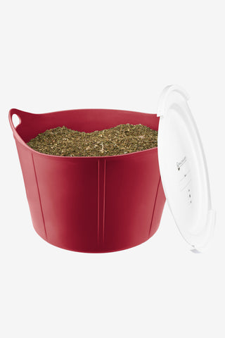 Futtereimer 17L Kirschrot