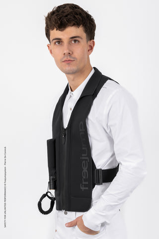 Airbag Plume Heren Zwart