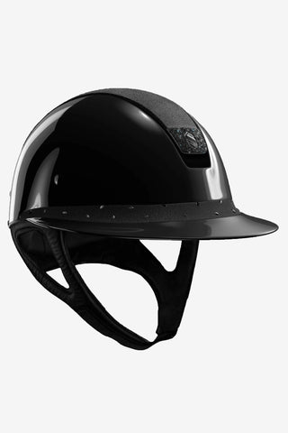 Glossy Miss Shield Alcantara Grå Comet Light Matt Trim Crystal Blazon