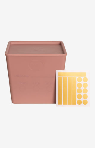 Foderlåda m Lock 7L Old Rose