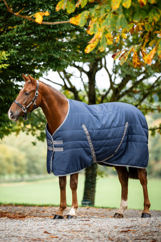 Stalldecke Rambo 100g Navy/Thunderstorm Grey