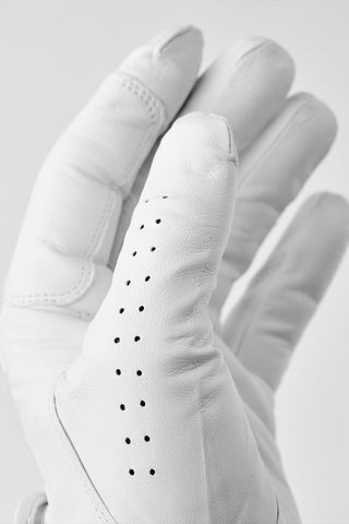 Leather 5-finger Ridhandskar