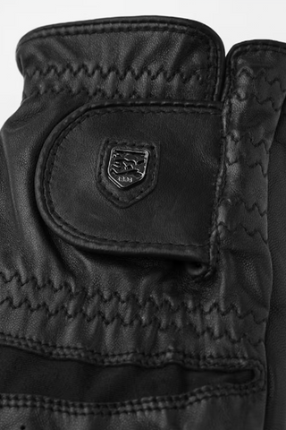 Ridhandskar Läder Direct 5-fingrar Svart