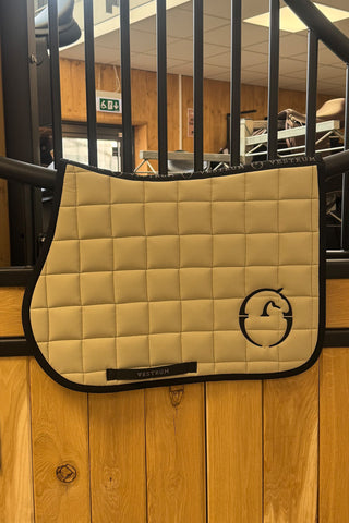 Springzadeldek Porto Light Beige