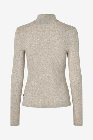 KLAbigail Polo Sweter Dziany Beige