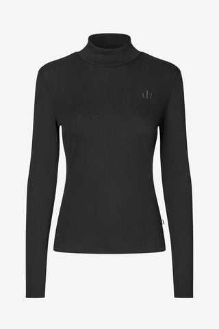 KLAbigail Polo Sweter Dziany Czarny