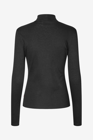 KLAbigail Polo Sweter Dziany Czarny